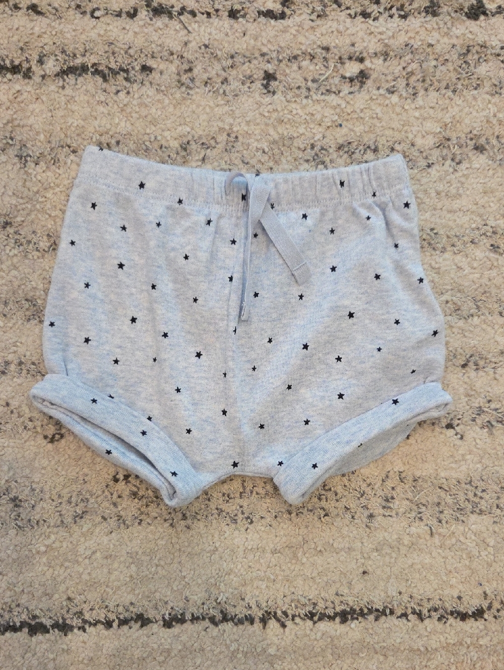 GAP Baby Light Blue Star Knit Shorts